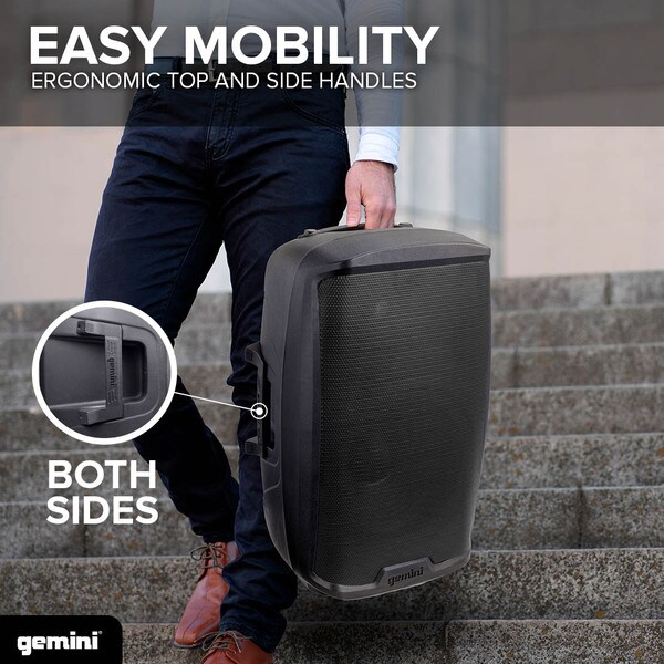 Main product image for Gemini AS-2115BT-PK 15" Bluetooth Active Loudspeaker Pack235-148